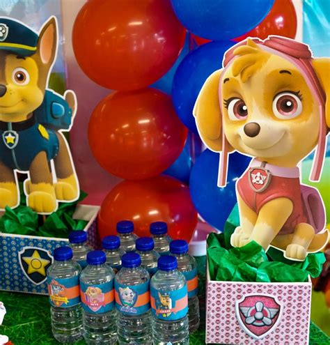 paw patrol centerpiece ideas|paw patrol printable free topper.